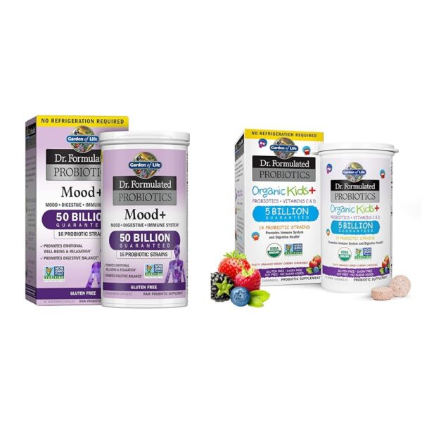 Garden of Life probióticos Mood+ cápsulas vegetales para adultos