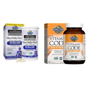 Version 1.0.0 Frasco de Garden of Life Probiotics para hombres