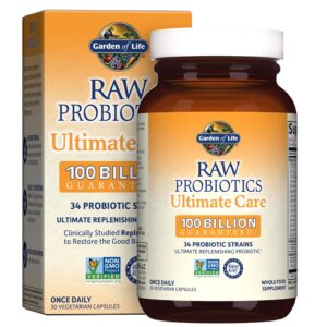 Garden of Life RAW Probiotics envase 30 cápsulas vegetarianas