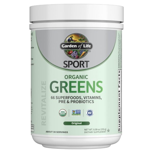 Version 1.0.0 Garden of Life Sport Nutrition polvo verdes orgánico sin sabor