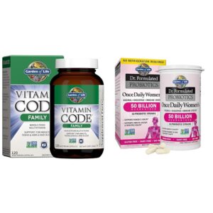 Frente de Garden of Life Vitamin Code Family Multivitamin