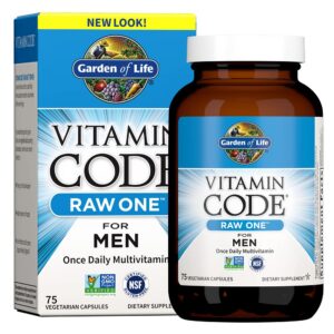 Garden of Life Vitamin Code Raw One cápsulas para hombres