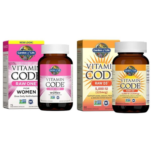 Garden of Life Vitamin Code Raw One multivitamínico para mujer
