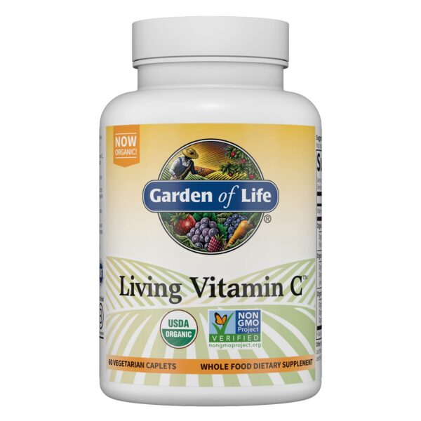 Garden of Life Vitamina C Orgánica 60 tabletas botella