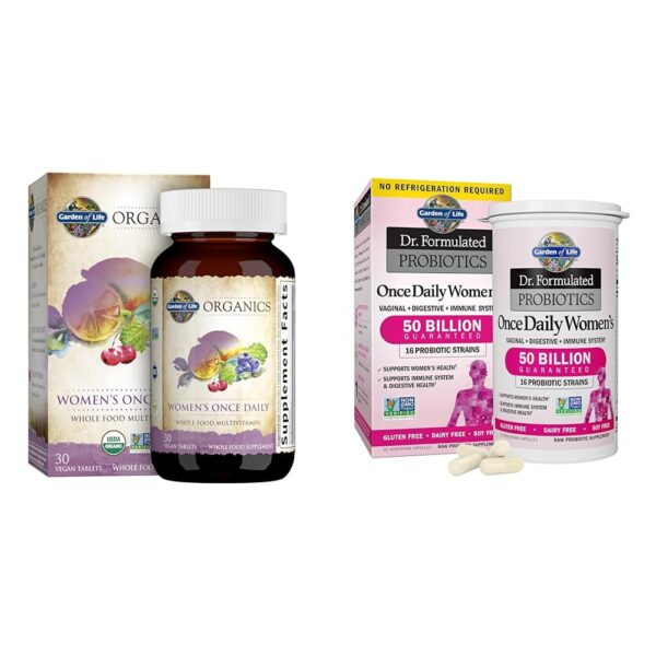 Version 1.0.0 Frente de la botella Garden of Life Women multivitamin