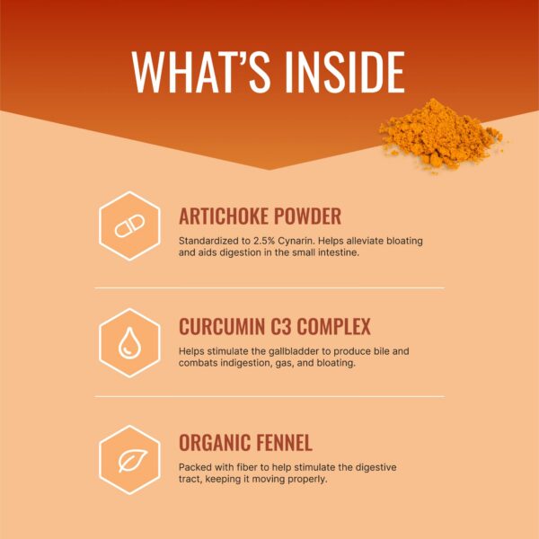 Version 1.0.0 Gaslys cápsulas con alcachofa jengibre hinojo para gases digestivos