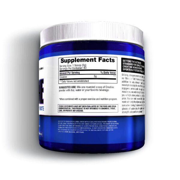 Version 1.0.0 Gaspari creatina monohidratada etiqueta frontal