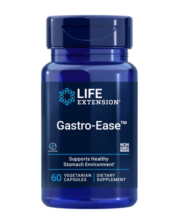 Gastro-Ease suplemento de salud gástrica en envase