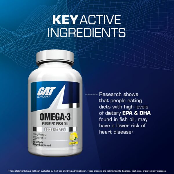 GAT SPORT Omega-3 Detalles Nutricionales