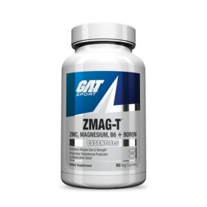 Frasco de GAT SPORT ZMAG-T con cápsulas veganas
