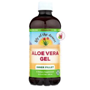 Version 1.0.0 Gel aloe vera bebible Lily Of The Desert botella 32 oz