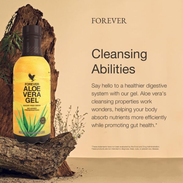 Gel aloe vera puro Forever Living sin conservadores