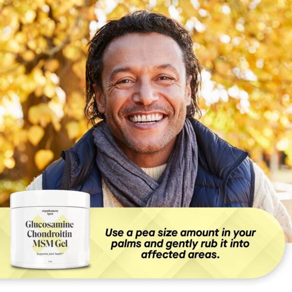 Aplicación del gel en la palma de la mano