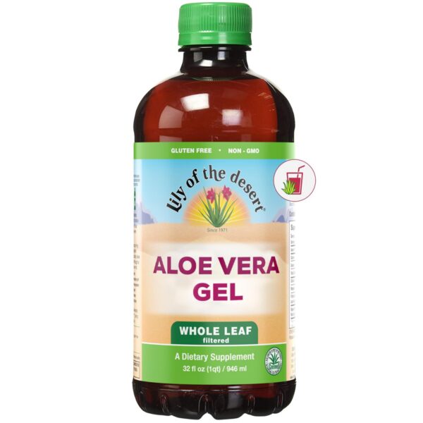 Gel bebible aloe vera Lily Of The Desert hoja entera 32 onzas