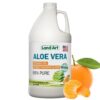 Gel bebible puro de aloe vera con sabor naranja mandarina