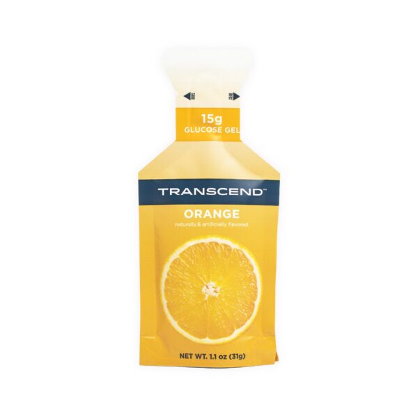 Gel energético de naranja Transcend Foods paquete 10 unidades