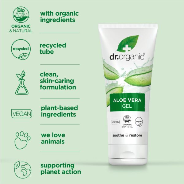 Gel hidratante aloe vera Dr Organic