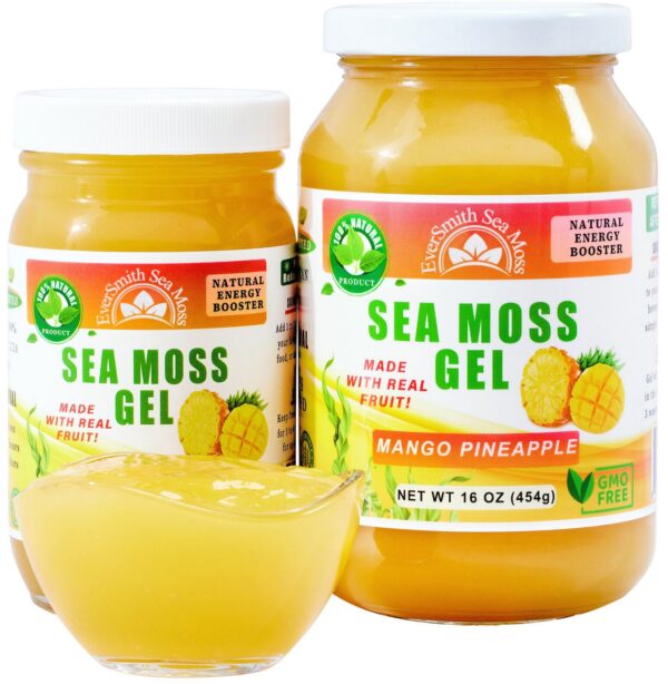 Gel de musgo de mar salvaje EverSmith Organics en envase