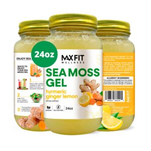 Version 1.0.0 Frasco de gel de musgo marino MAX FIT oro silvestre