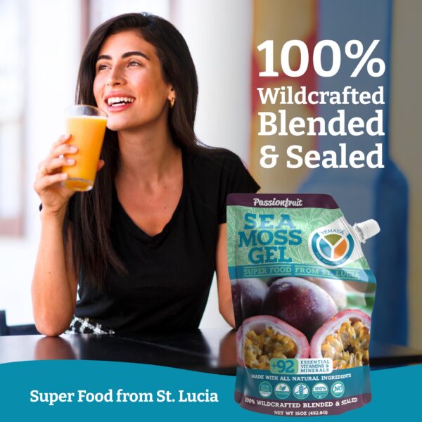 Gel musgo marino orgánico silvestre