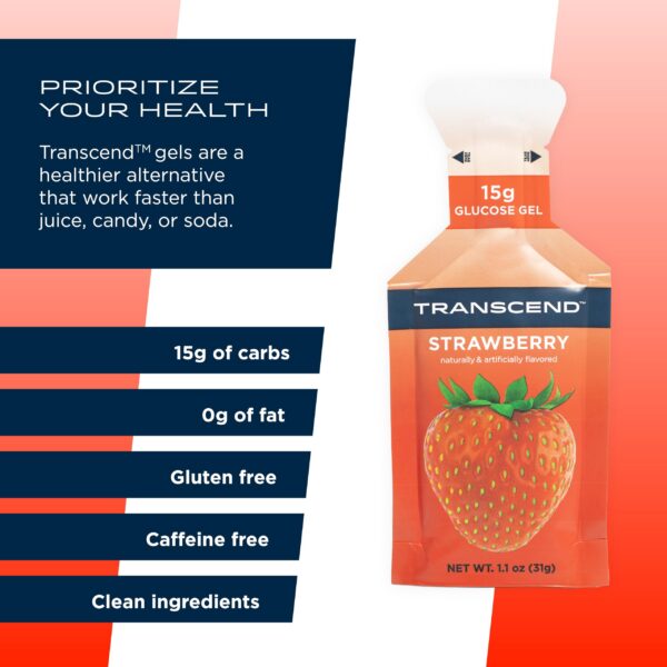 Gel rápido energía para deportistas sabor fresa 1.1 onza