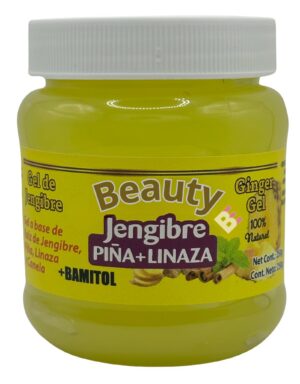 Gel reafirmante Jengibre Piña Canela Linaza bote 250g B-Experts