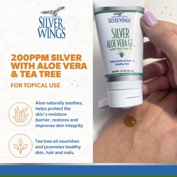 Gel tópica Natural Path con plata coloidal y extractos naturales
