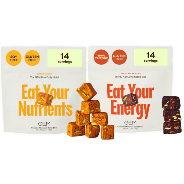 GEM superalimento diario paquete de energía con vitaminas y minerales