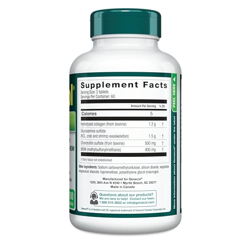 Genacol Optimum envase y tabletas