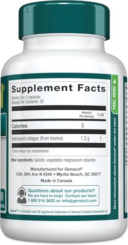 Etiqueta frontal Genacol Original