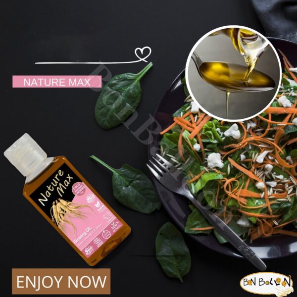 Envase plástico del aceite de ginseng