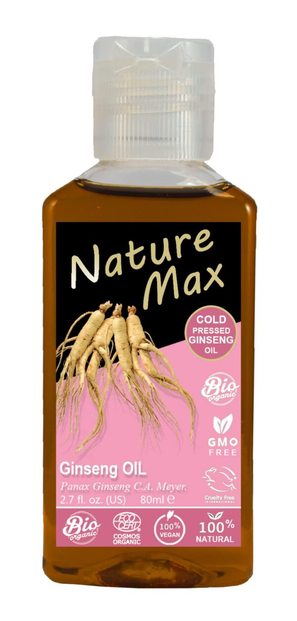 Frasco de aceite de ginseng Nature Max