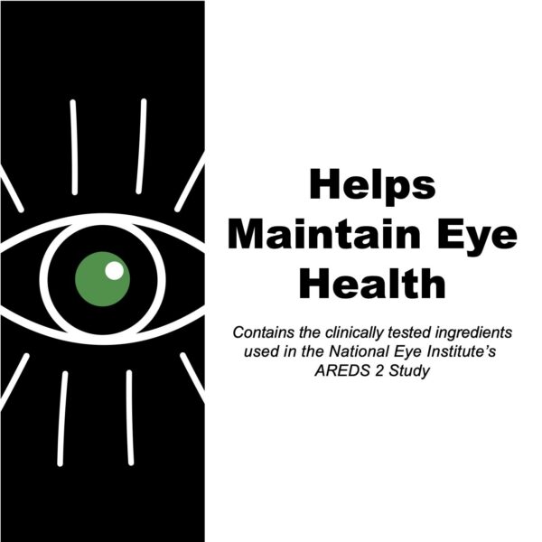 Caja frontal del producto AREDS 2 softgels