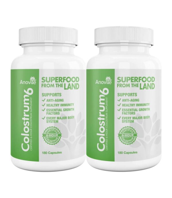 Genérico Anovite calostro 180 cápsulas paquete 2x90