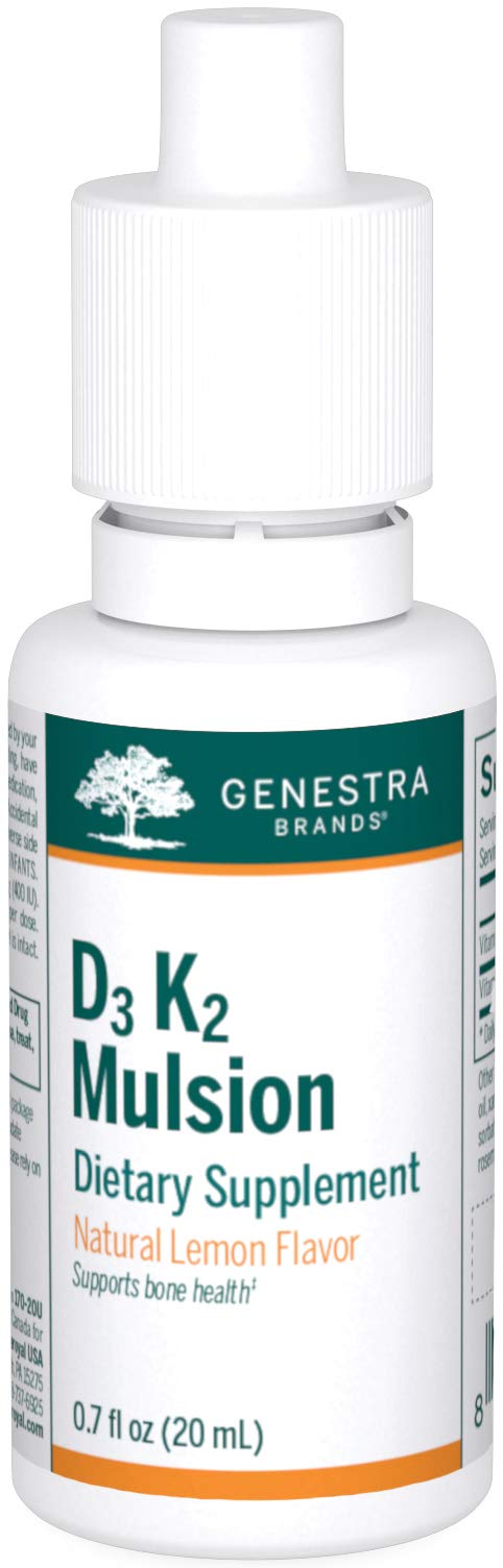 Genestra Brands D3 K2 Mulsion - frontal etiqueta
