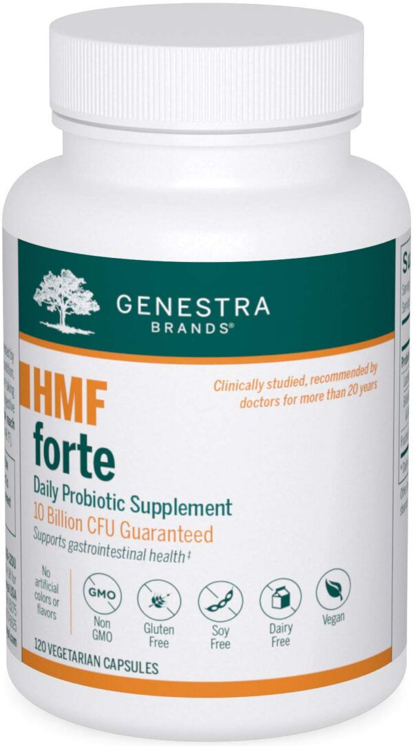 Genestra HMF Forte probióticos en frasco