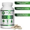 Version 1.0.0 Genex Formulas Lions Mane frasco de suplemento cerebral