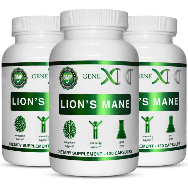 Version 1.0.0 Suplemento Genex Formulas Lions Mane 360 cápsulas
