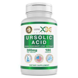 Genex Ursolic Acid frasco y etiqueta