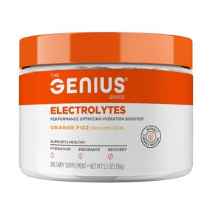 Genius Electrolytes naranja fizz envase