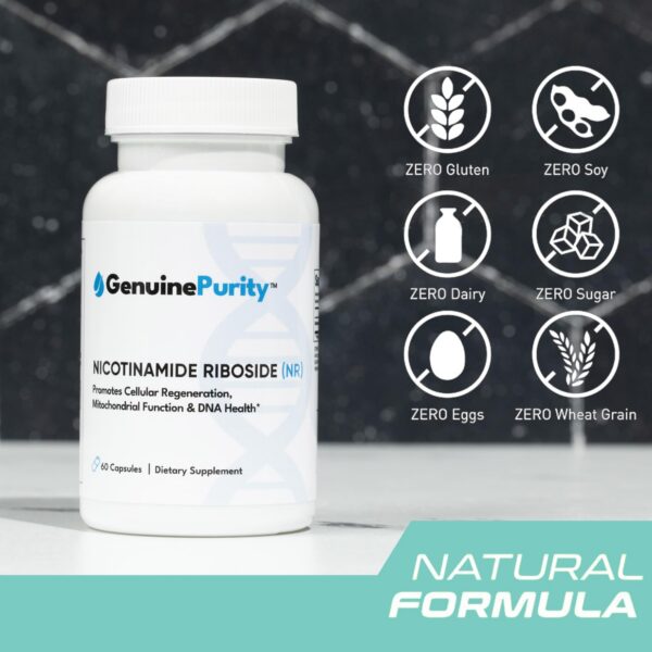 Etiqueta de suplemento GenuinePurity NR Liposomal