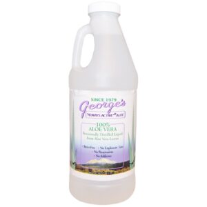 George's Aloe Vera líquido 100% natural botella frontal