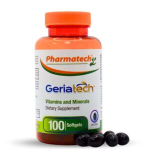 Version 1.0.0 Geriatech Senior multivitaminas 100 cápsulas blandas