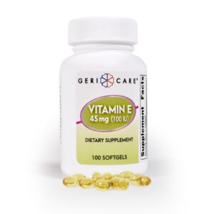 GeriCare cápsulas vitamina e alta potencia 100 unidades