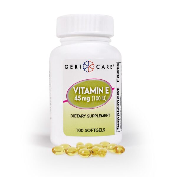 GeriCare cápsulas vitamina e alta potencia 100 unidades