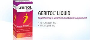 Version 1.0.0 geritol líquido paquete 3 suplemento nutricional energía