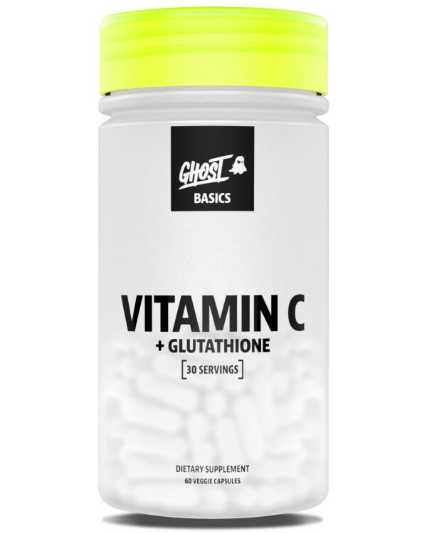 GHOST Basics vitamina C y glutatión suplemento inmunológico 60 cápsulas