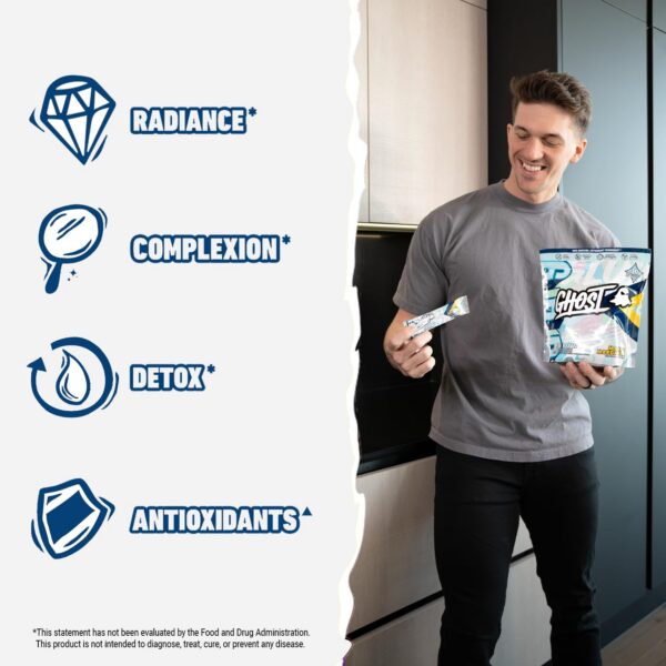 GHOST Glow Stick pack en uso