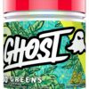 Polvo GHOST Greens sabor lima superalimentos probióticos 30 porciones