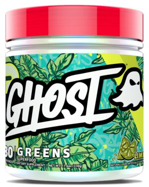 Version 1.0.0 Polvo GHOST Greens sabor lima superalimentos probióticos 30 porciones
